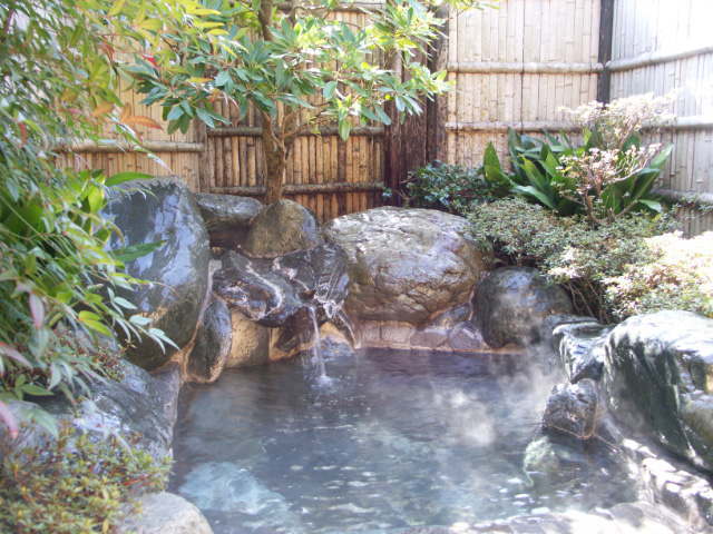 菖蒲庵の間　露天風呂