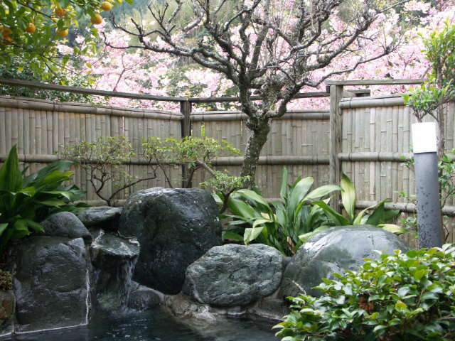 桜の間　露天風呂